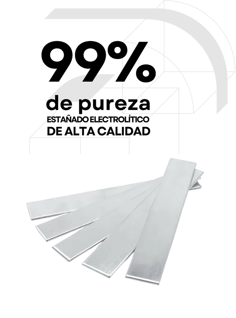 Estañado de alta calidad 99% de pureza